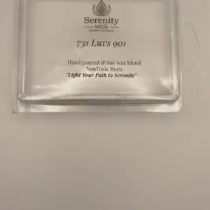 Serenity Wick- 731-Luvs-901 Wax Melts